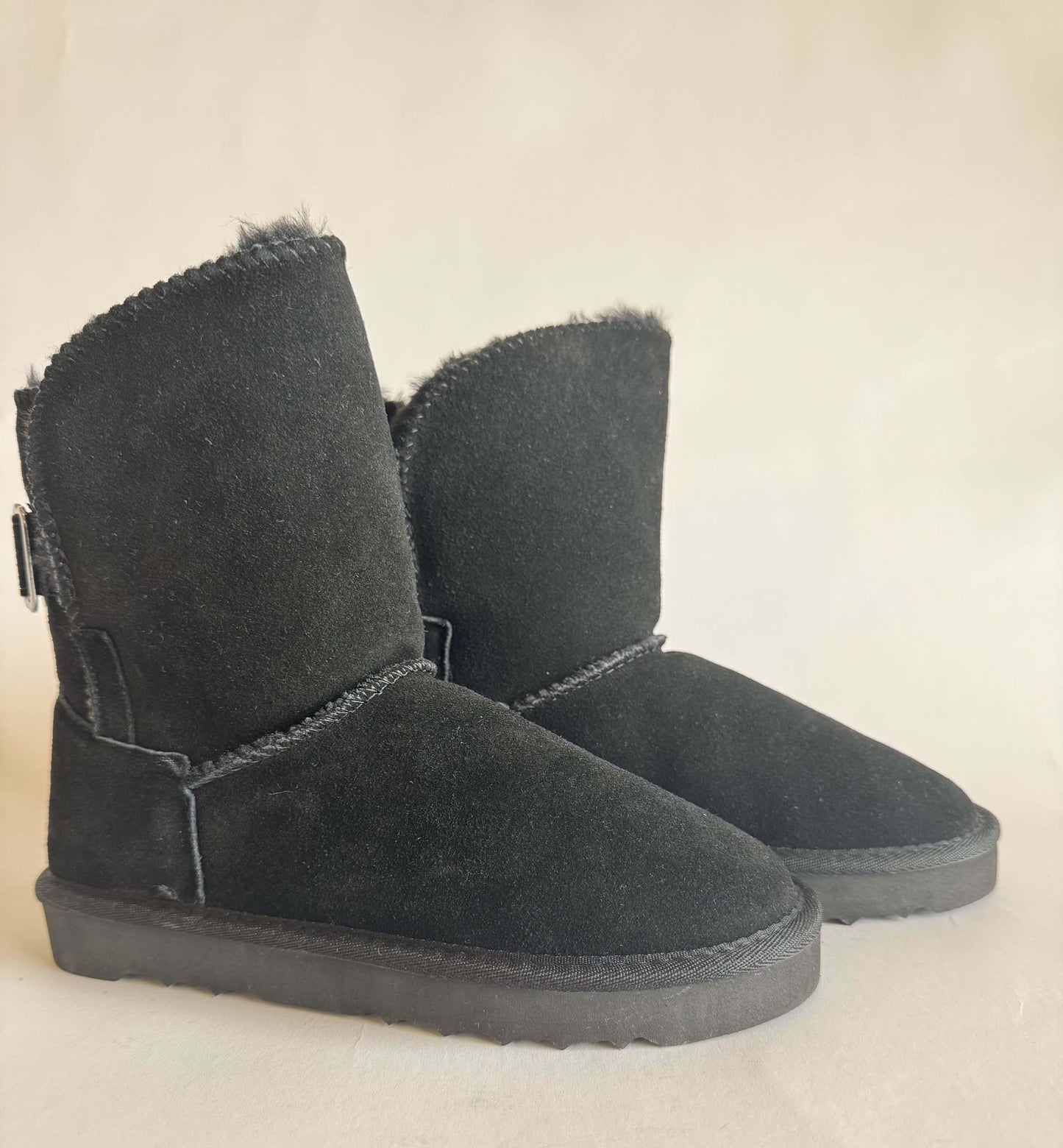 Style Co Teenyy Cold-Weather Booties Black 6M (store-stock - LIKE NEW)