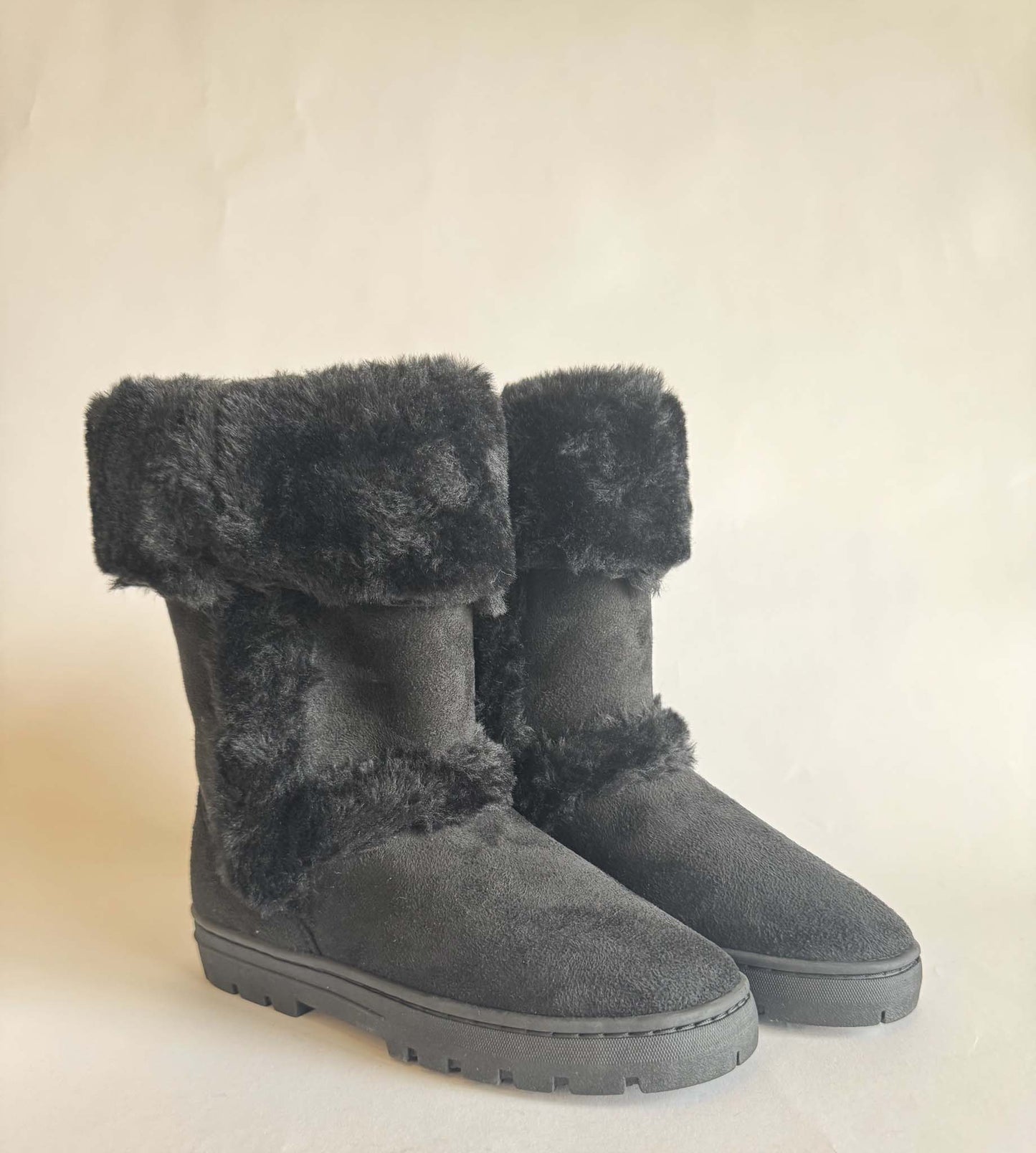 Style Co Witty Cold-Weather Boots Black 7M (store-stock - LIKE NEW)