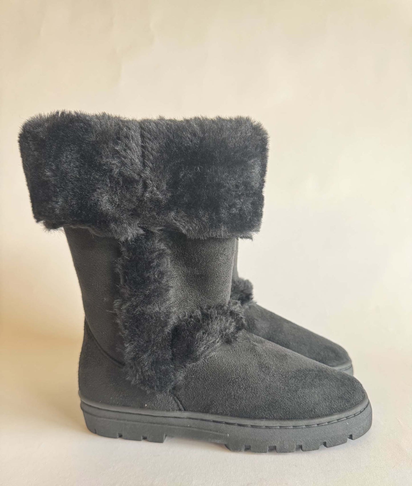 Style Co Witty Cold-Weather Boots Black 7M (store-stock - LIKE NEW)